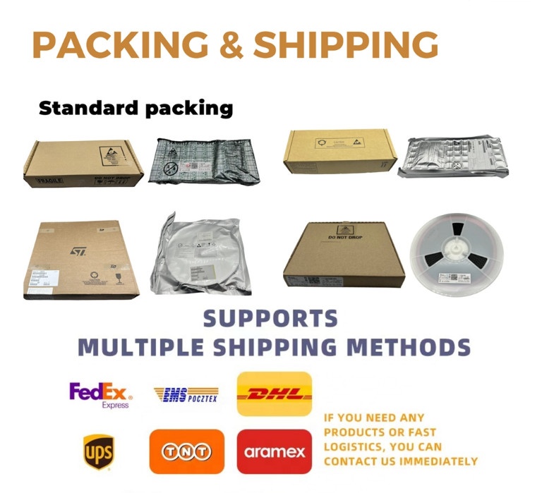 Examples of electronic component packaging and courier options